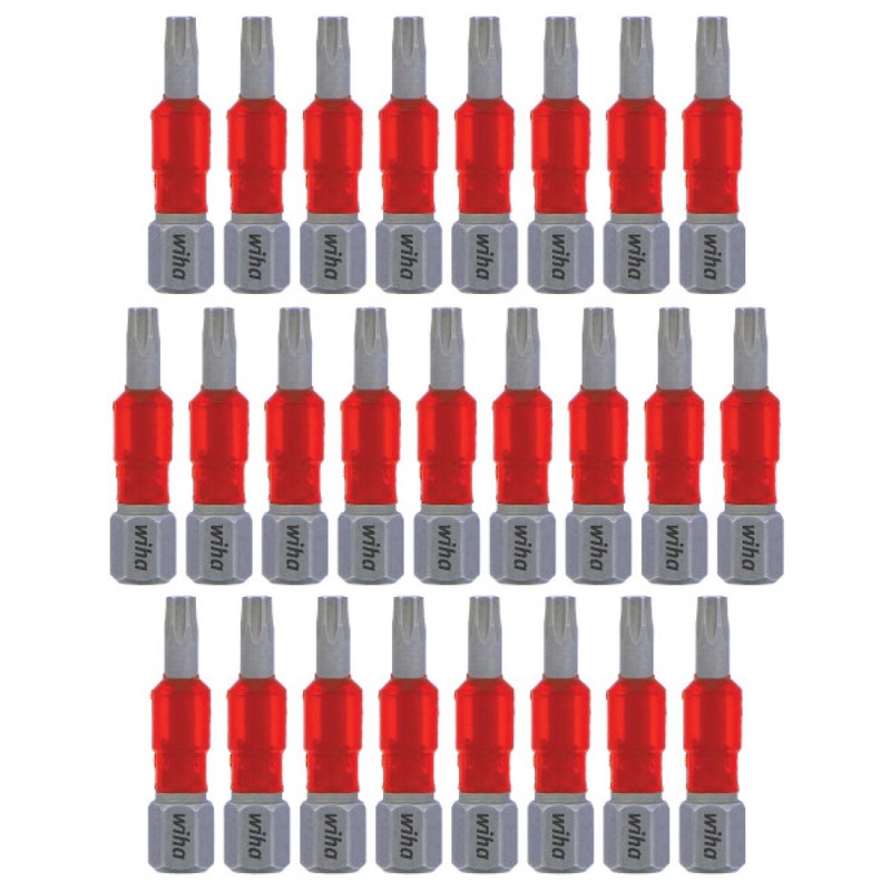 Wiha Tools 76611 MaxxTor Impact Bit TORX T15 - 29mm- 25 Pack