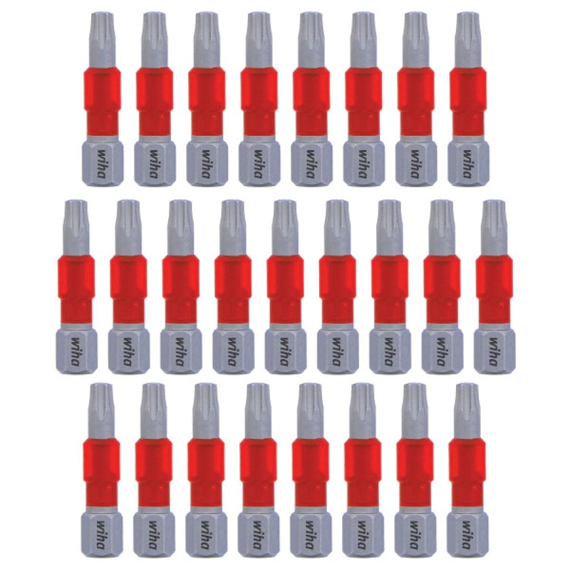 Wiha Tools 76612 MaxxTor Impact Bit TORX T20 - 29mm - 25 Pack