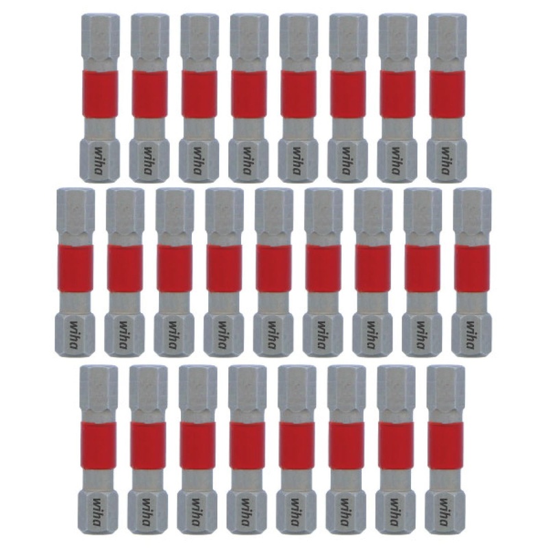 Wiha Tools 76626 MaxxTor Impact Bit Hex 6.0mm - 29mm - 25 Pack