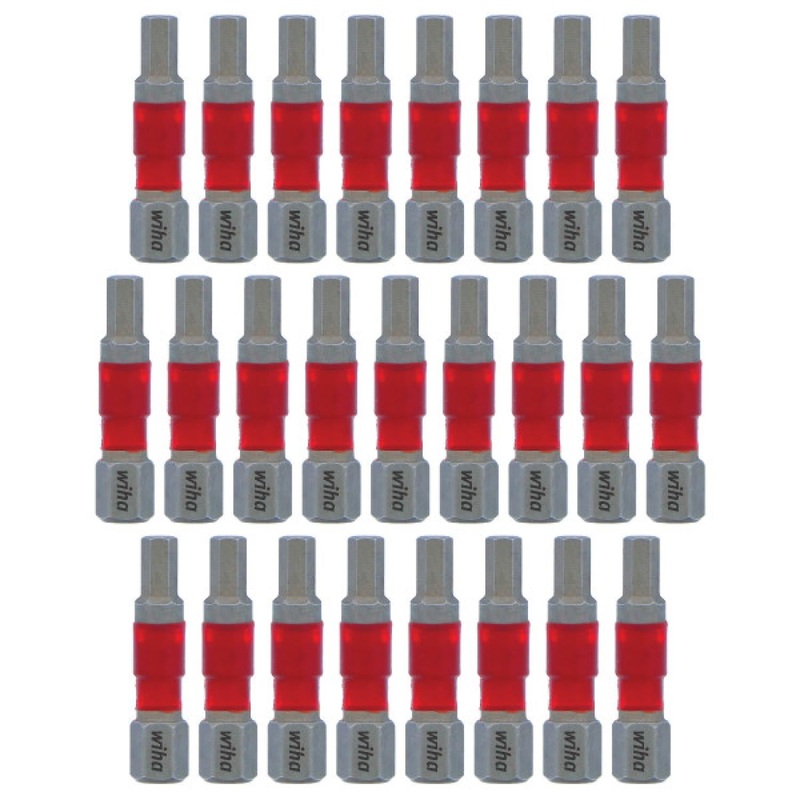 Wiha Tools 76632 MaxxTor Impact Bit Hex 5/32" - 29mm - 25 Pack