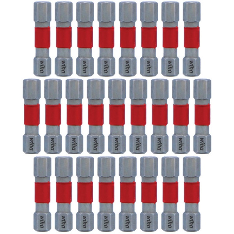 Wiha Tools 76635 MaxxTor Impact Bit Hex 1/4" - 29mm - 25 Pack
