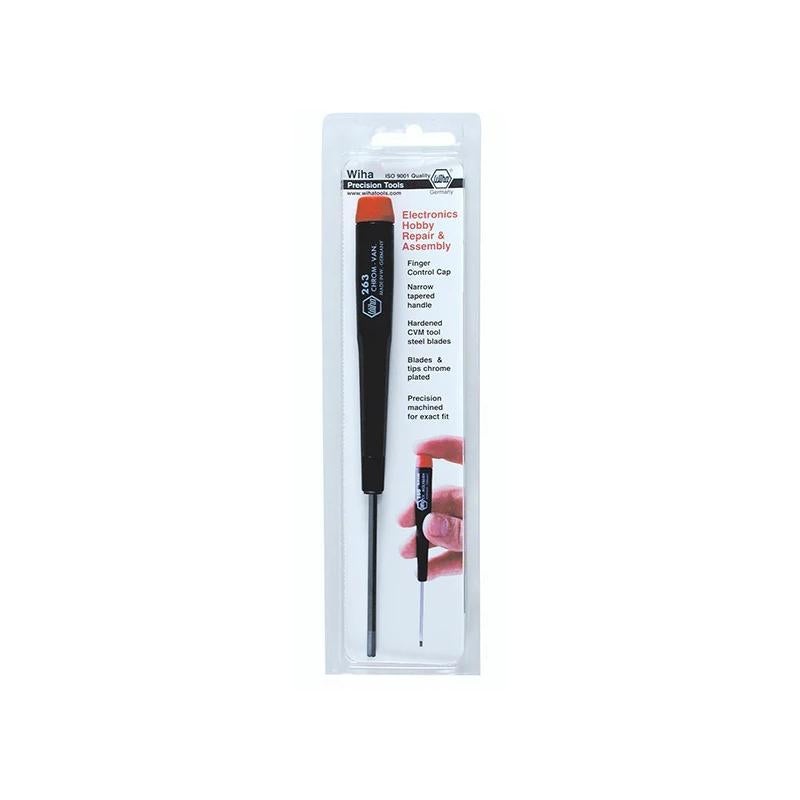Wiha Tools 96309, Precision Hex Screwdriver .9mm (.035") x 40mm