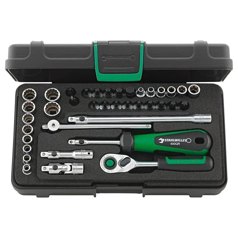 Stahlwille 96010120 Socket Set 1/4 Inch, 38 Pcs