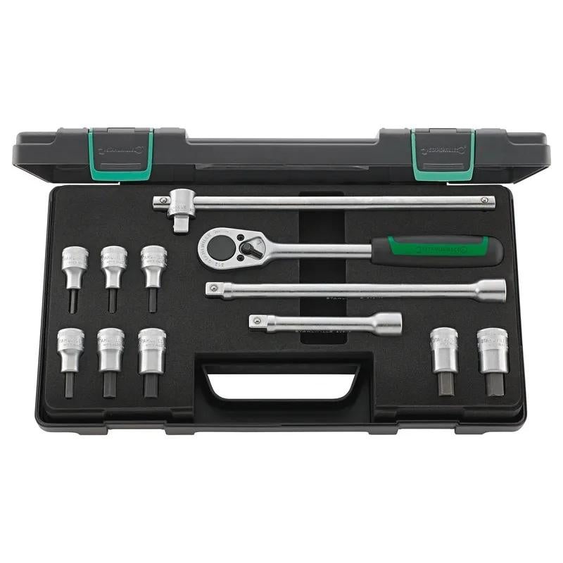 Stahlwille 96031501 Socket Spanner Set 1/2 Inch, 12 Pcs