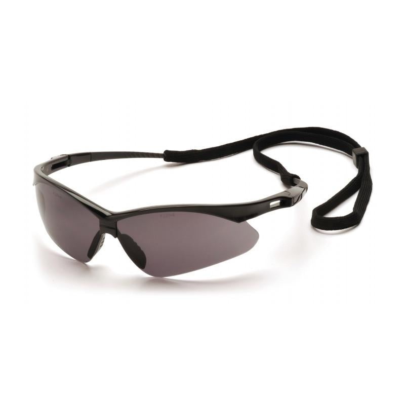 Pyramex SB6320SP Gray Lens with Black Frame and Cord