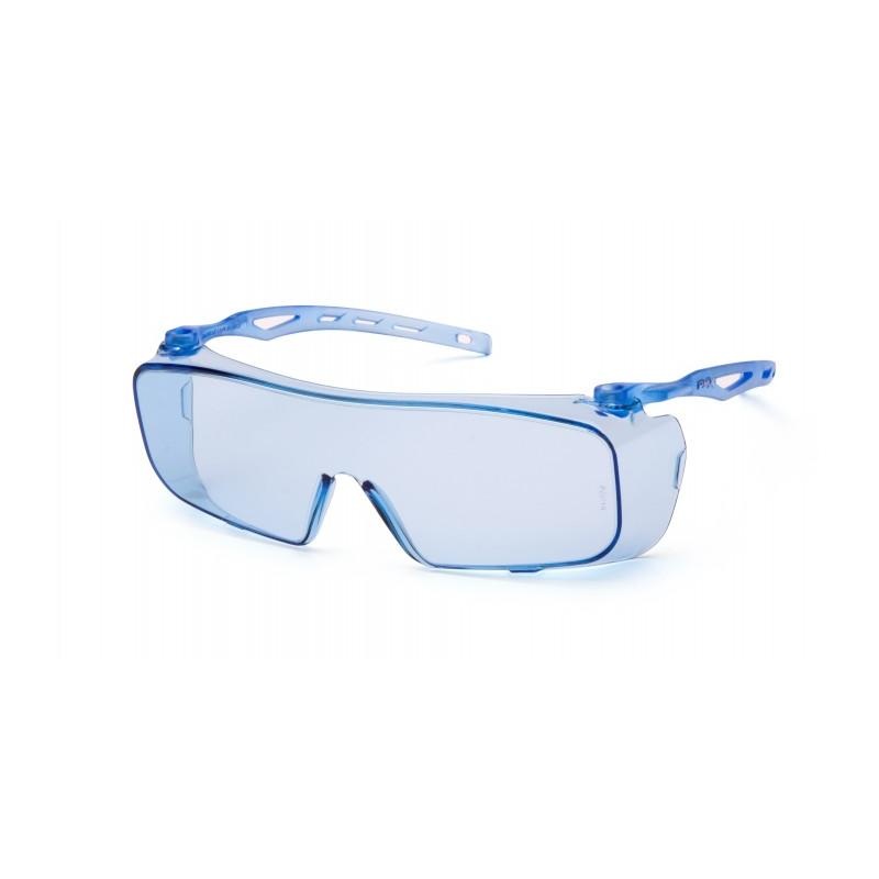 Pyramex S9960ST Cappture Infinity Blue H2X Anti-Fog Lens