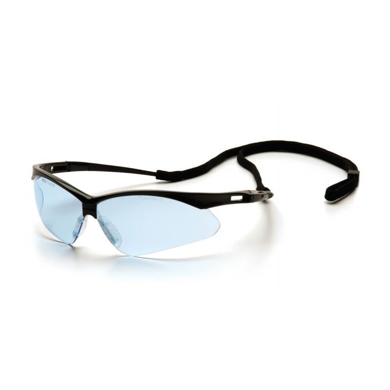 Pyramex SB6360SP PMXTREME Infinity Blue Lens with Black Frame and Cord