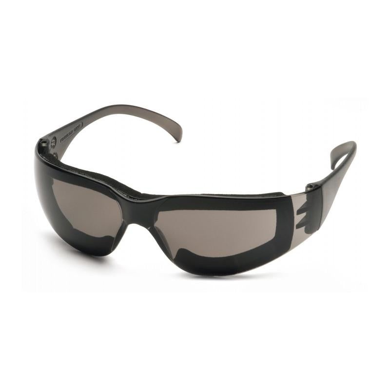 Pyramex S4120STFP Intruder Gray Frame w/Full Foam Padding/Gray-Hardcoated AF Lens