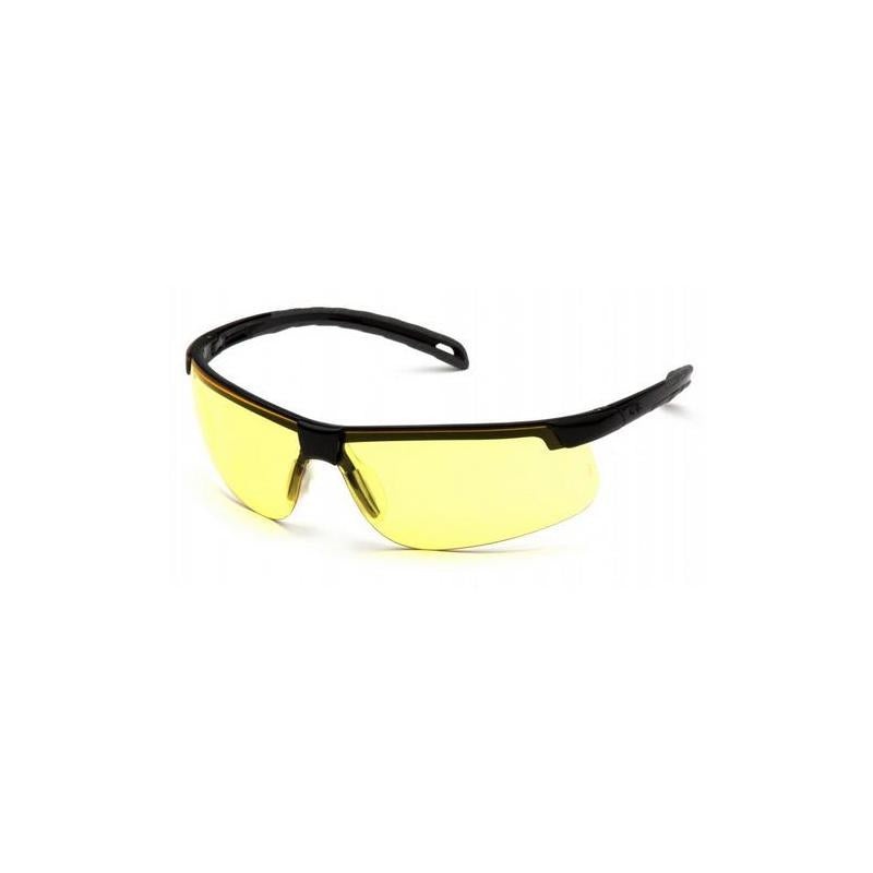 Pyramex SB8630D Ever-Lite Amber Lens with Black Frame