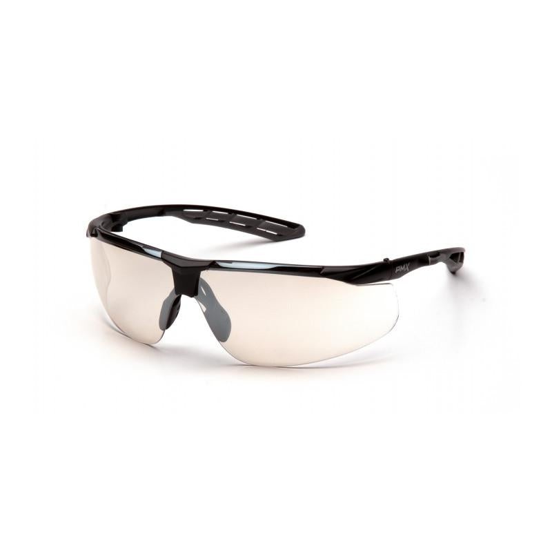 Pyramex SBG10580D Pyramex Safety - Black-gray frame / indoor-outdoor mirror lens