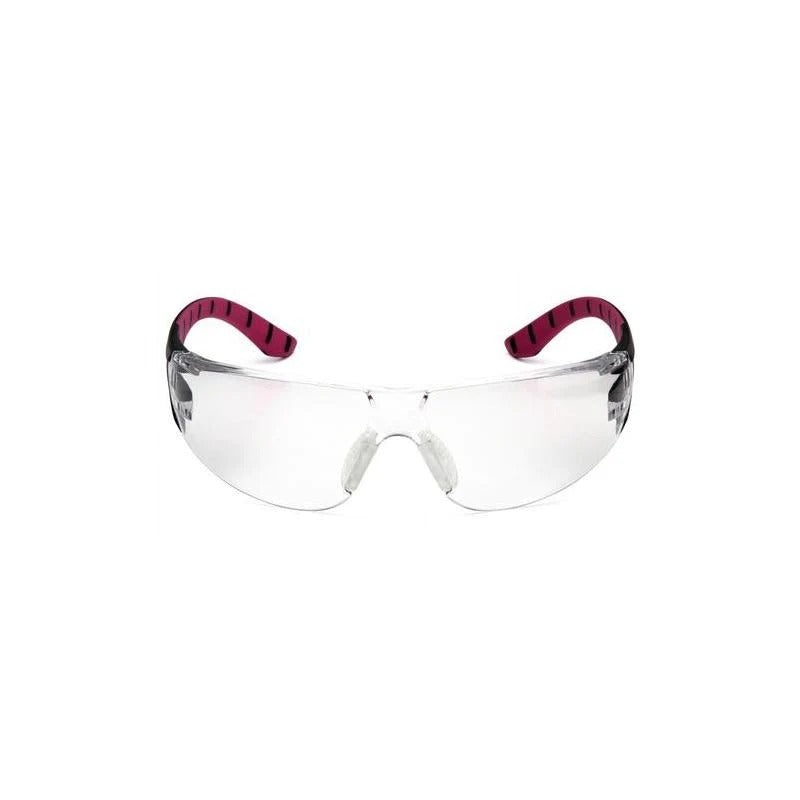 Pyramex SBP9610ST Endeavor Plus Clear H2X Anti-Fog Lens with Black and Pink Temples