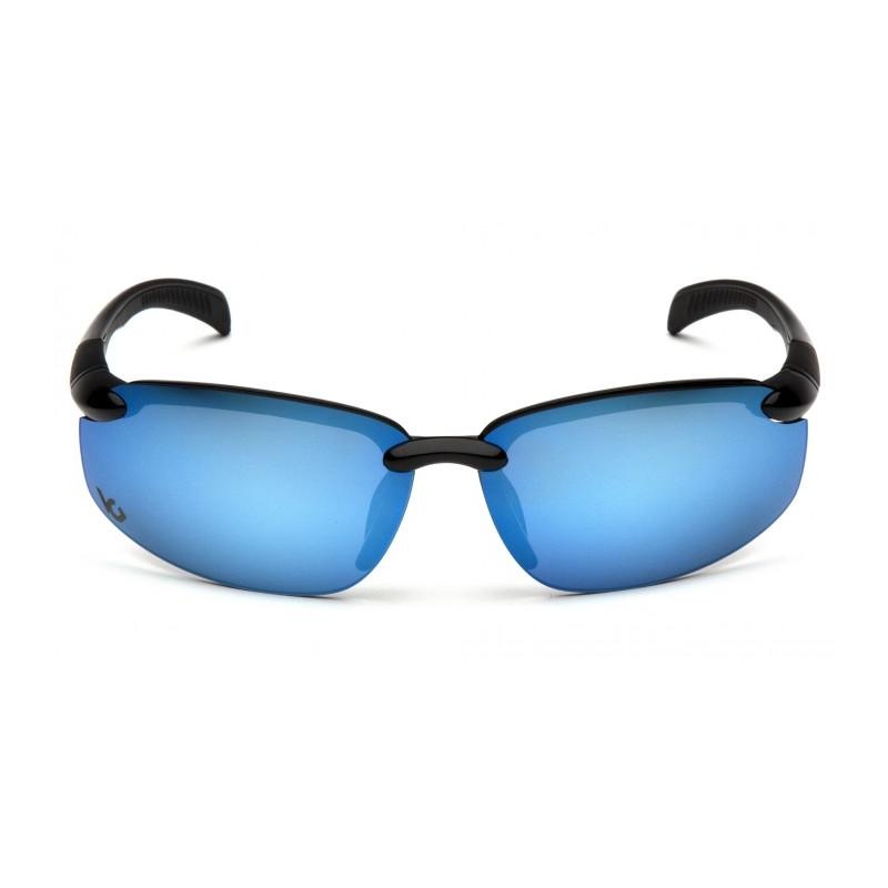 Pyramex VGSB1165DB Waverton Ice Blue Mirror Lens with Black Frame