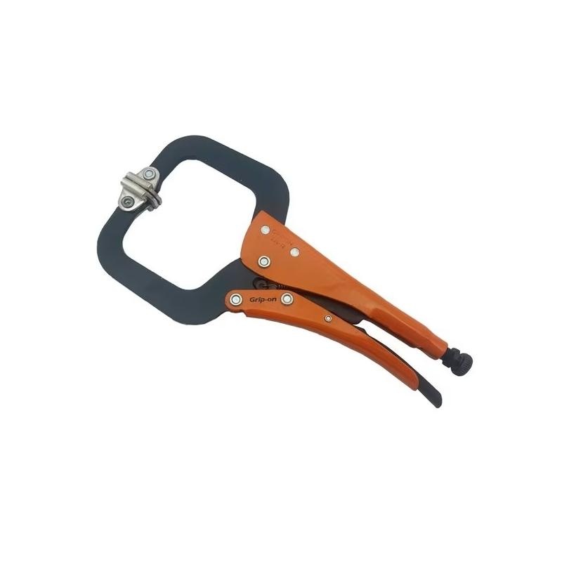 Grip-On 22412 C-Clamp Swivel Tips-Orange