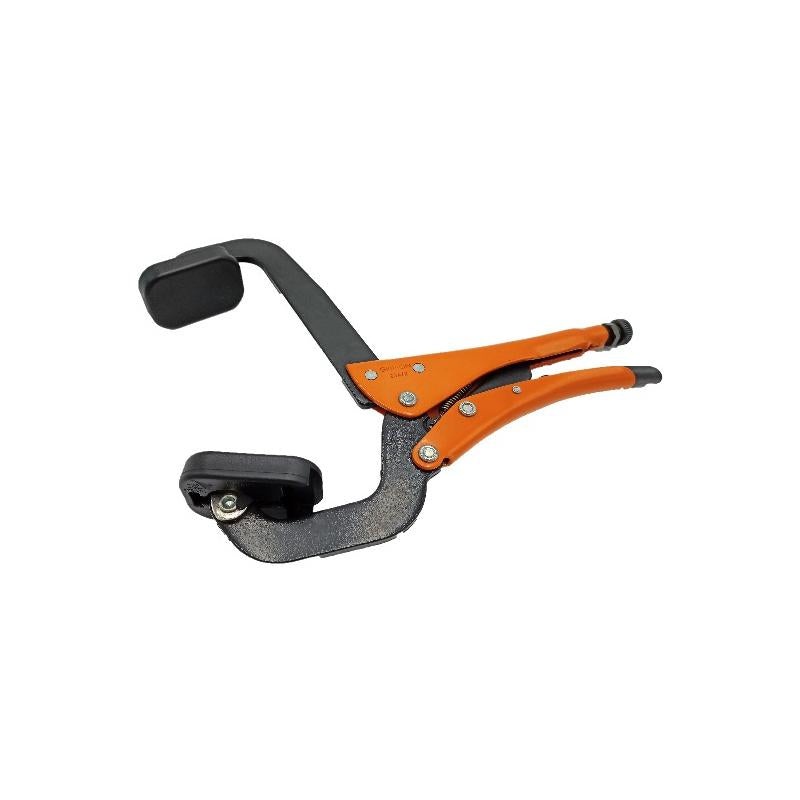 Grip-On 234P230 Stepped C-Clamp W/Steel Jaw And Protectors