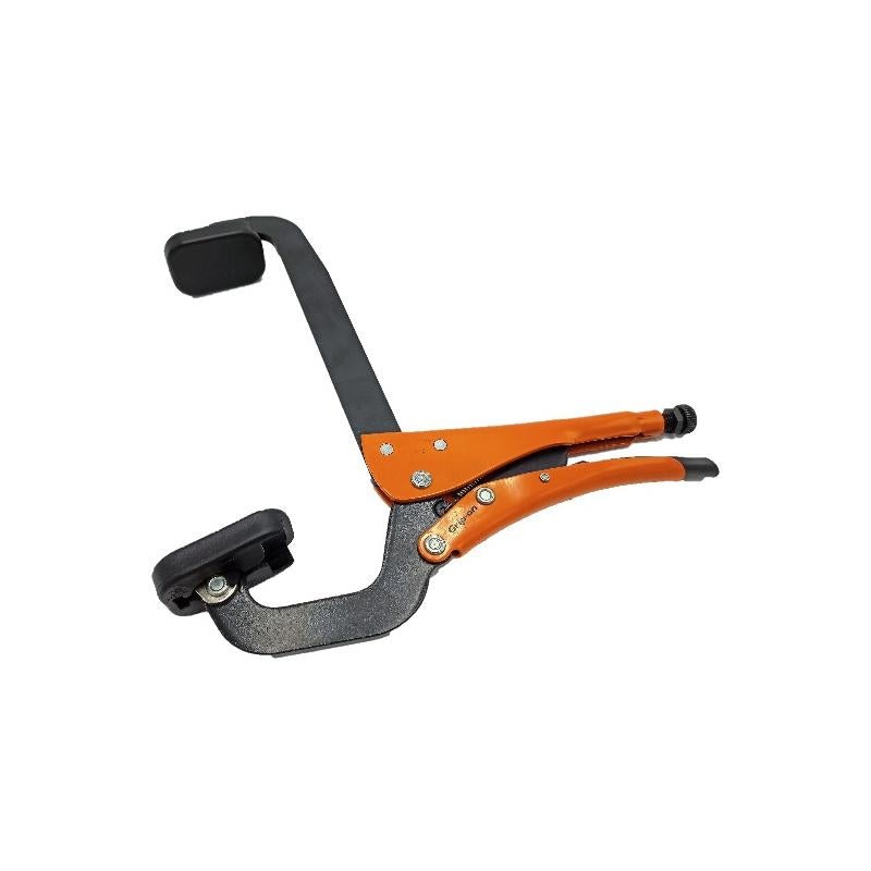 Grip-On 234P300 Stepped C-Clamp W/Steel Jaw And Protectors