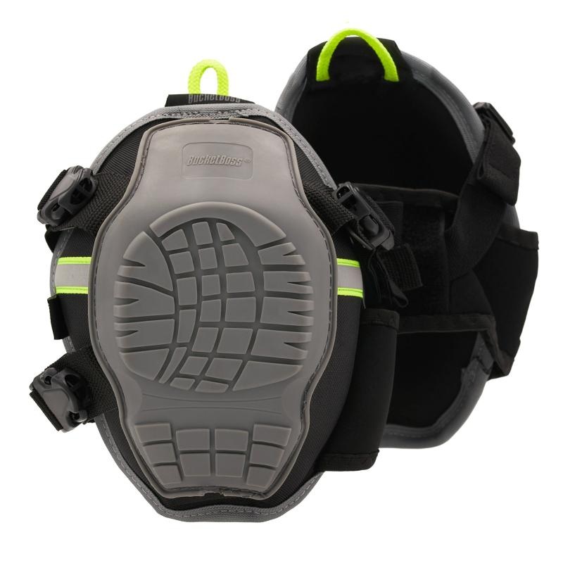 Bucket Boss GX2 Molded GelDome Nonmar Knee Pads, KneeKeeper HV Kneepads Grey