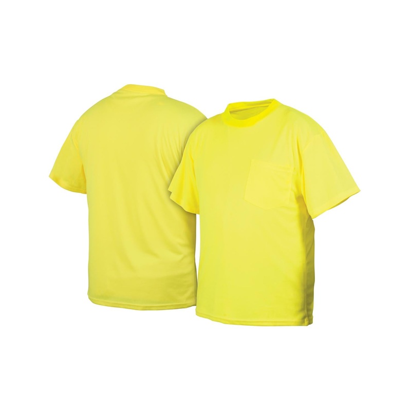 Pyramex RTS2110NS Non-rated Hi-Vis Lime T-Shirt