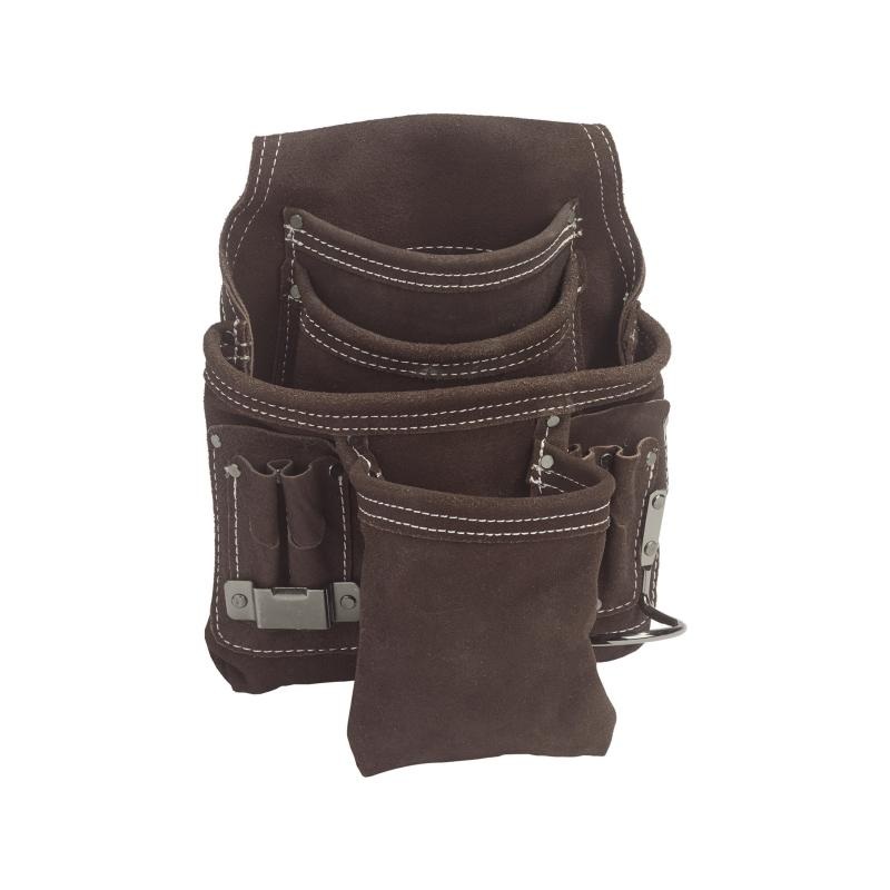 Bucket Boss 54063 10 Pocket Suede Leather Pouch, Pouches