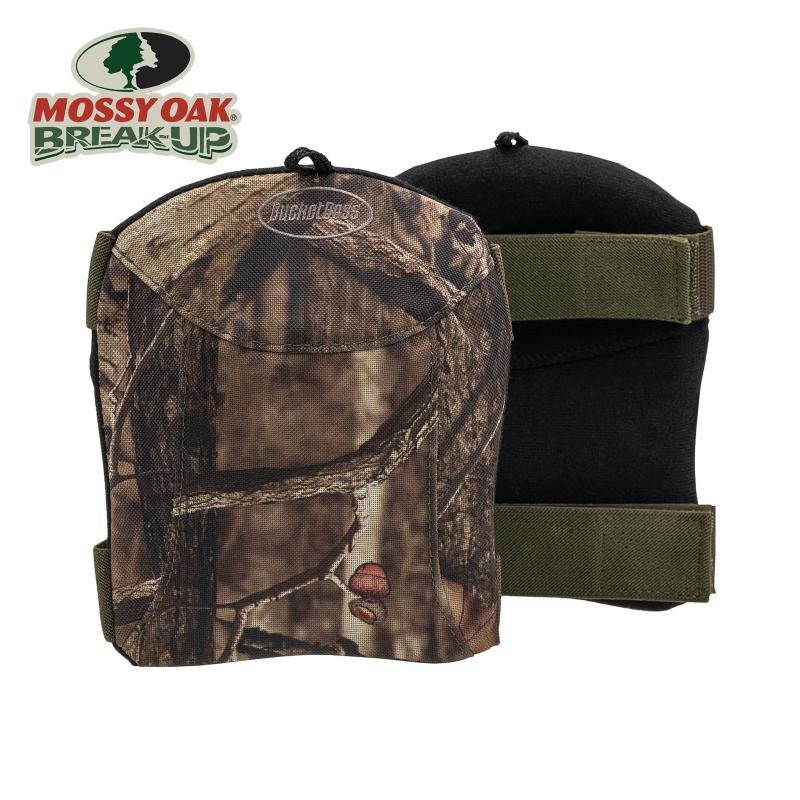 Bucket Boss 85300 Utility Camo Knee Pads in Mossy Oak Camo, Greens