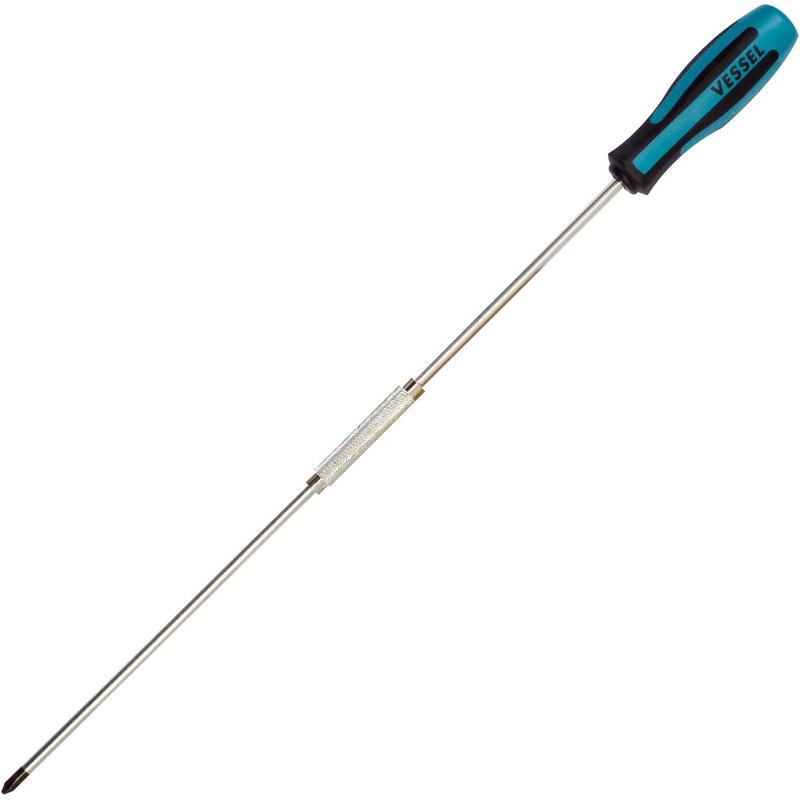 Vessel Tools 900P2400 MEGADORA Standard Screwdriver Extra Long Type No.900, Phillips #2