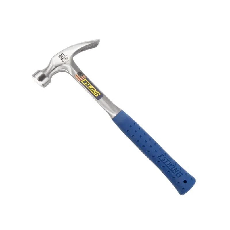Estwing E3-12S Rip Hammer With Blue Vinyl Shock Reduction Grip 12 Oz