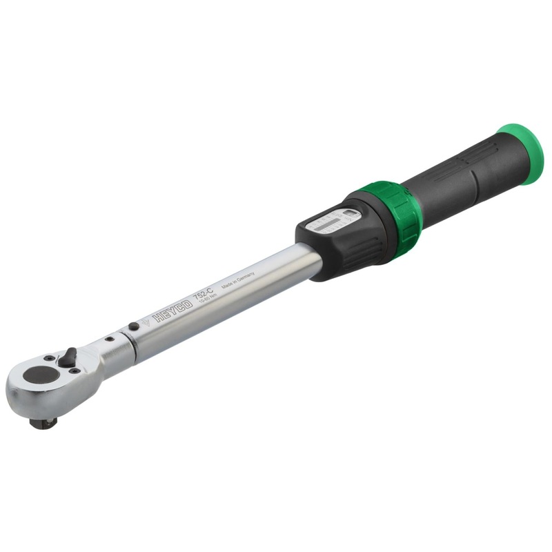 Heyco 00752000080 Reversible Ratchet Torque Wrench, 10-60 NM, 355 mm