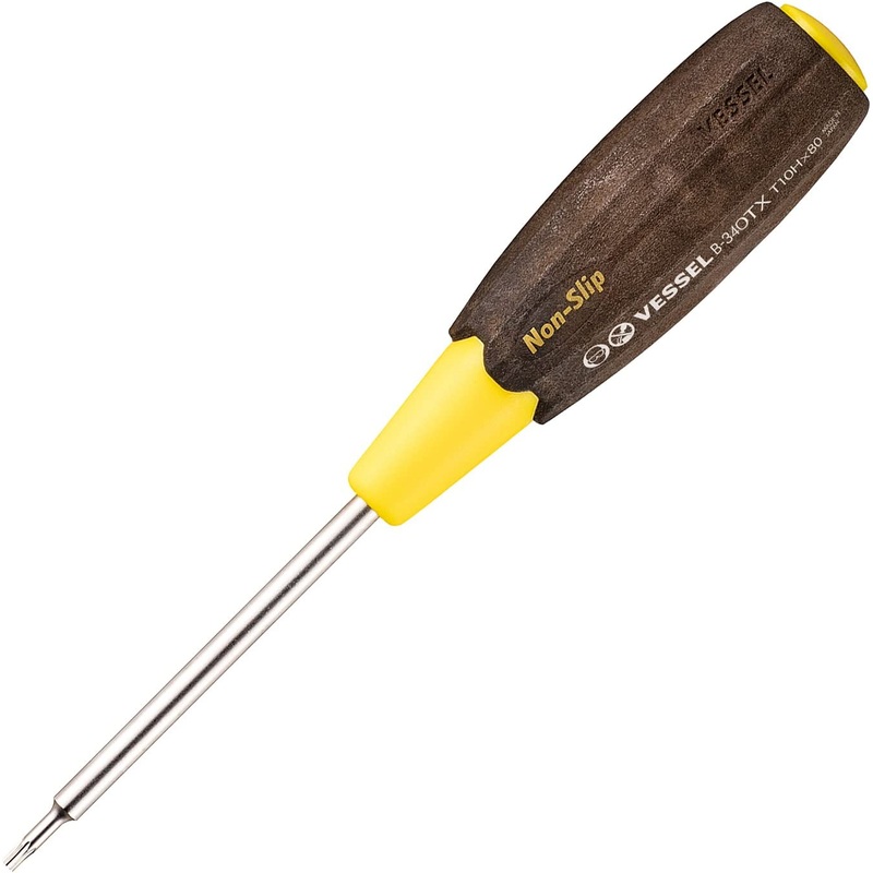 Vessel Tools 340T10H80 Wood-Compo TORX Screwdriver No.B-340TX, T10H x 80
