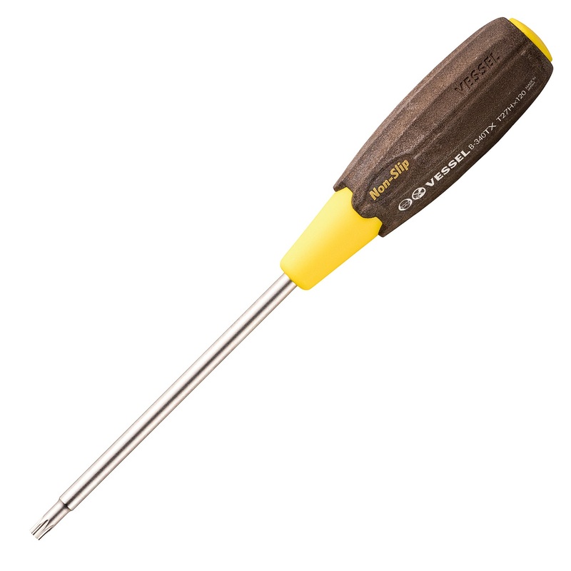 Vessel Tools 340T27H120 Wood-Compo TORX Screwdriver No.B-340T, T27H x 120