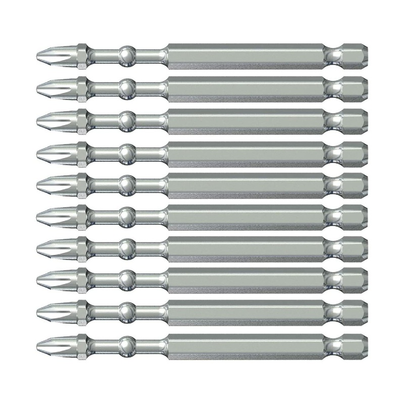 Vessel Tools IBPH290P10K Impact Ball Torsion Bits PH2 x 90, 10 pack