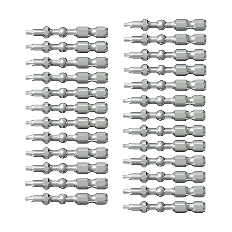 Vessel Tools IBTX1050P25K Impact Ball Torsion Bits T10 x 50, 25 Pack
