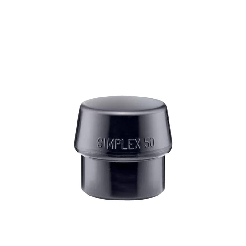 Halder 3202.050 Simplex Replacement Face Insert, Black Rubber 1.97 Inch