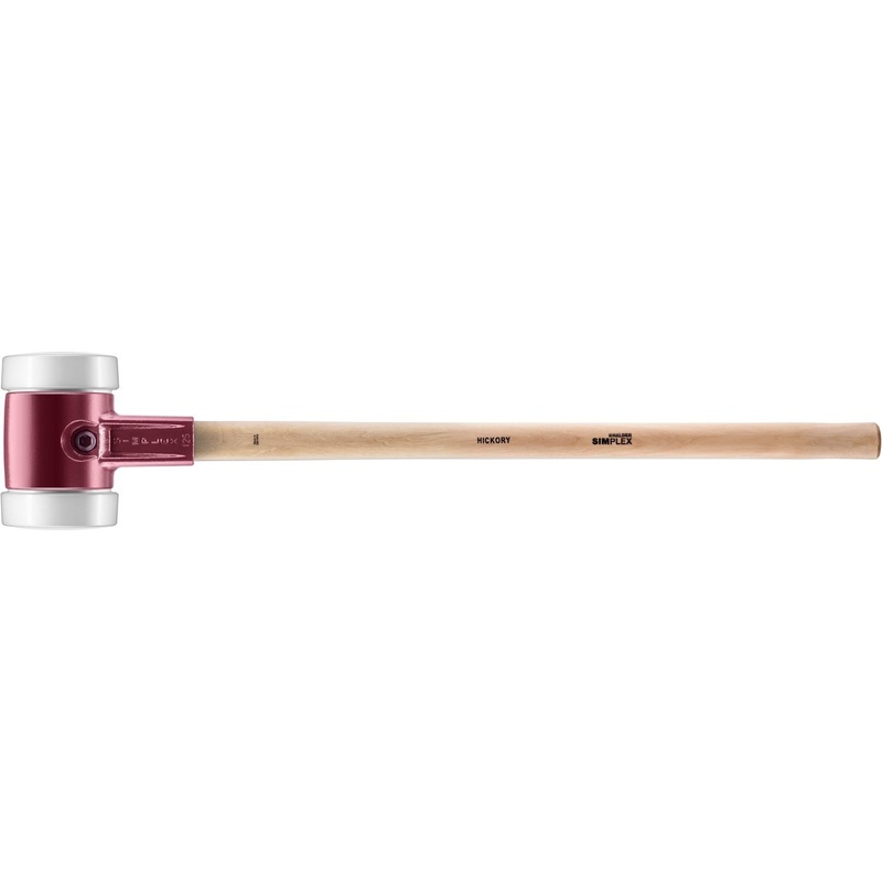 Halder 3007.141 Simplex Sledgehammer with Superplastic Inserts Cast Iron Housing and Hickory Handle