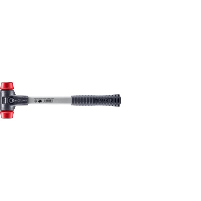 Halder 3706.030 SIMPLEX soft-face mallet Plastic; with reinforced cast iron housing and fibre-glass handle