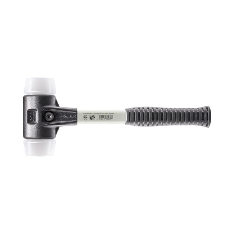 Halder 3707.050 Simplex Mallet with Superplastic Inserts Heavy Duty Reinforced Housing and Fiberglass Handle