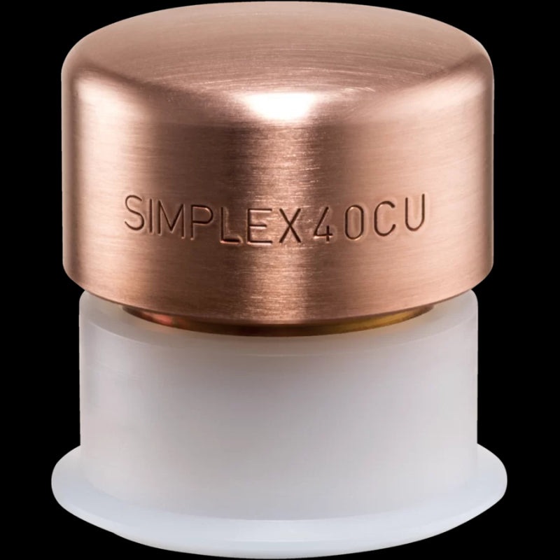 Halder 3804.040 Simplex Replacement Face Insert, Copper