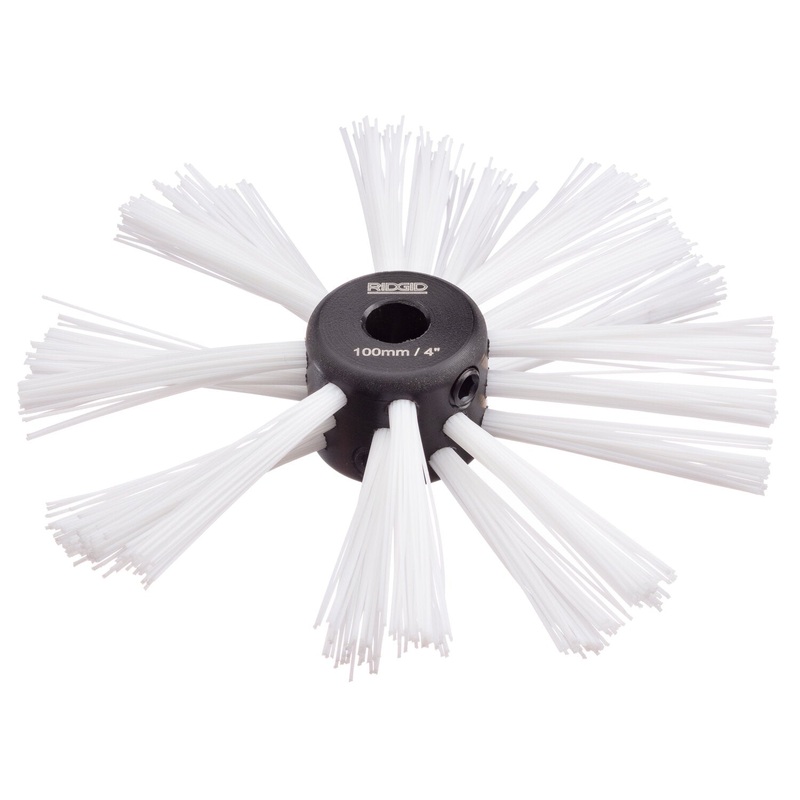 Ridgid 68953 4" (100mm) nylon brush for 5/16" (8mm) cable