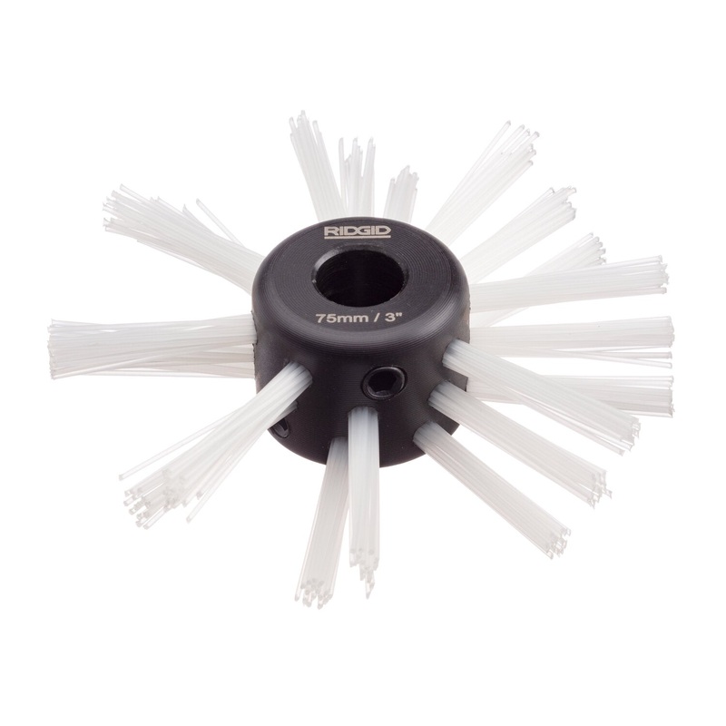 Ridgid 68958 3" (75mm) nylon brush for 3/8" (10mm) cable